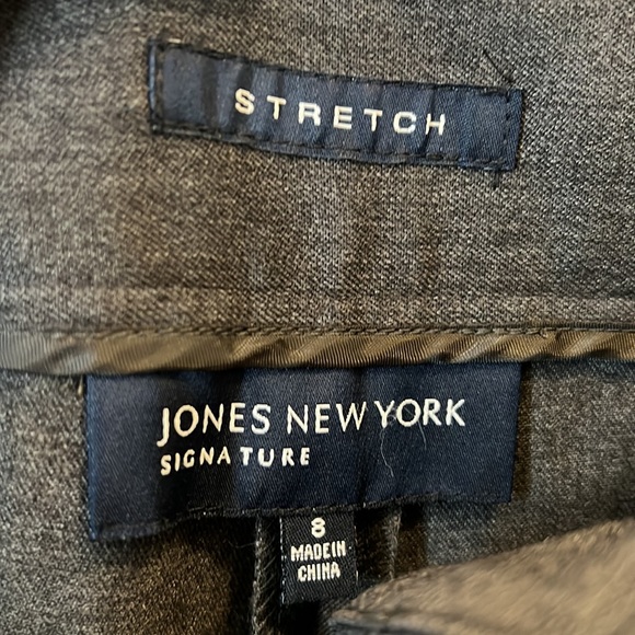 Jones New York Grey Stretch Trousers - Picture 3 of 6